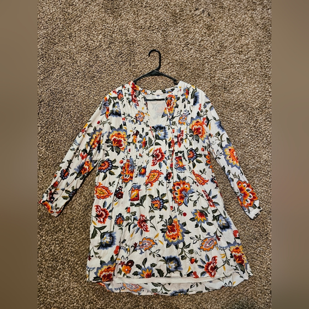 Floral Long Sleeve Dress
